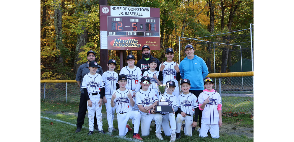 Majors Fall Ball Champions